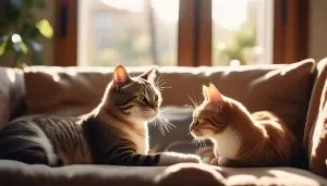 adding cat companions for separation anxiety