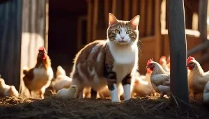 barn cats endanger chickens