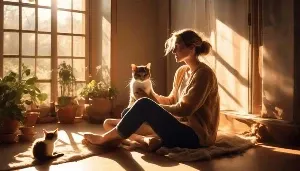 building a bond with cats