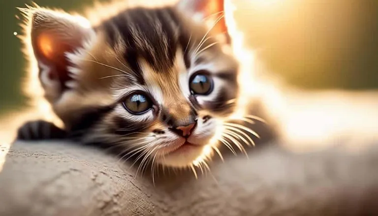 building trust with a kitten