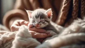 caring for newborn kittens