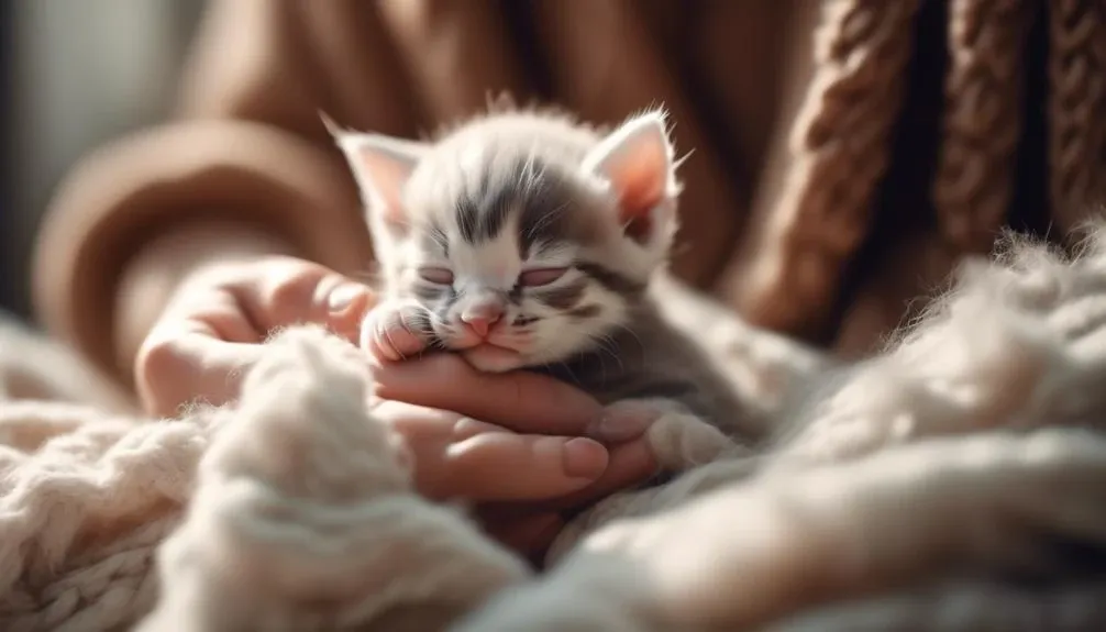 caring for newborn kittens