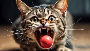 cat aggression and neck biting