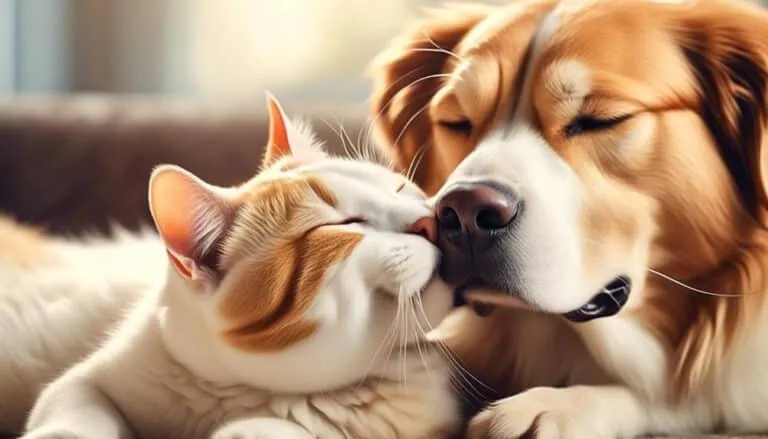 cat dog rubbing explained