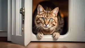 cat door training tips