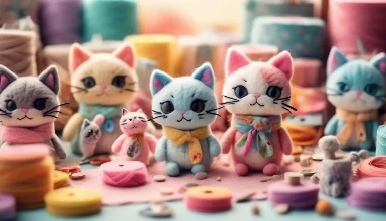 cat lovers craft plushies