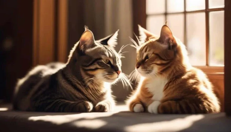 cat nuzzling feline affection secret