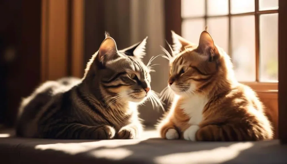 cat nuzzling feline affection secret