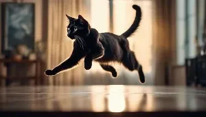 cat s silent and graceful movement