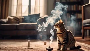 cat safety and burning incense