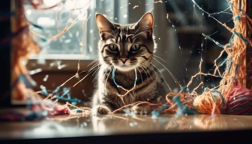 cat scratching mirror investigation