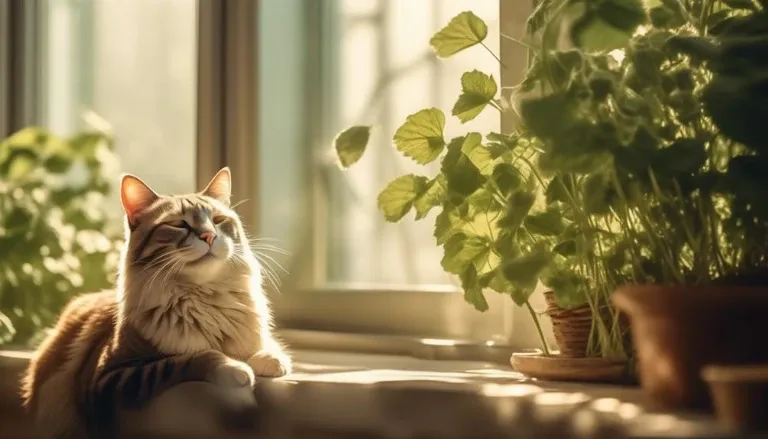 catnip s soothing and intriguing effects