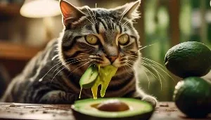 cats and avocado skin