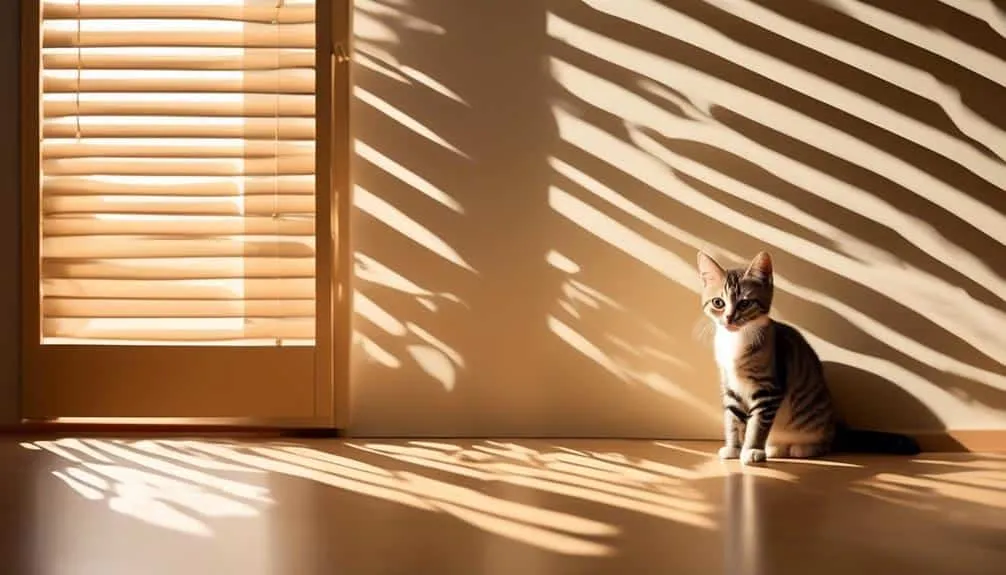 cats and blinds obsession