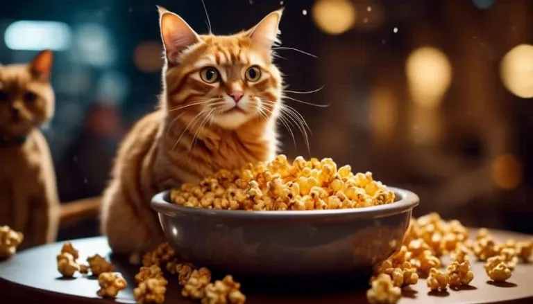 cats and caramel popcorn