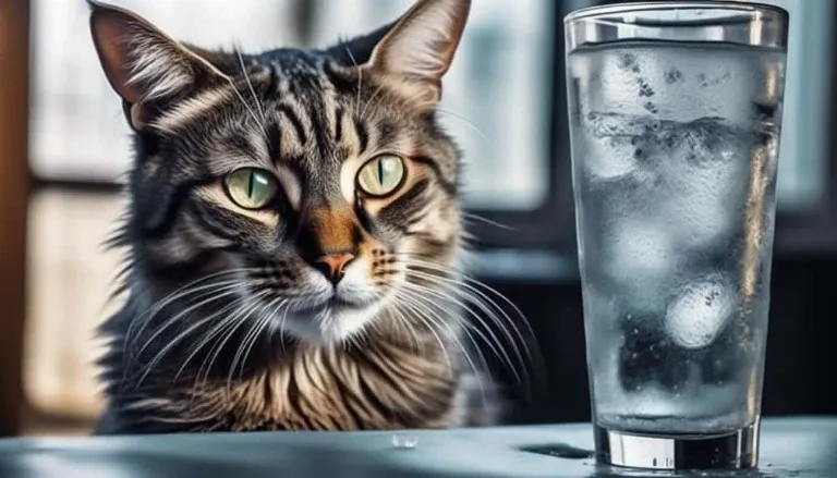 cats and ice water