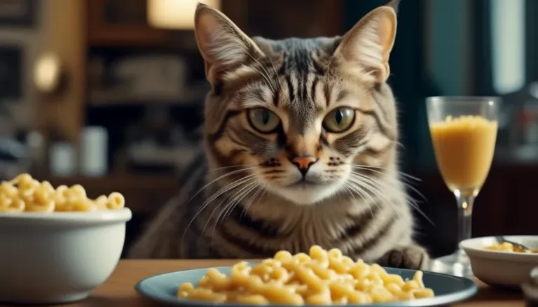 cats and mac and cheese