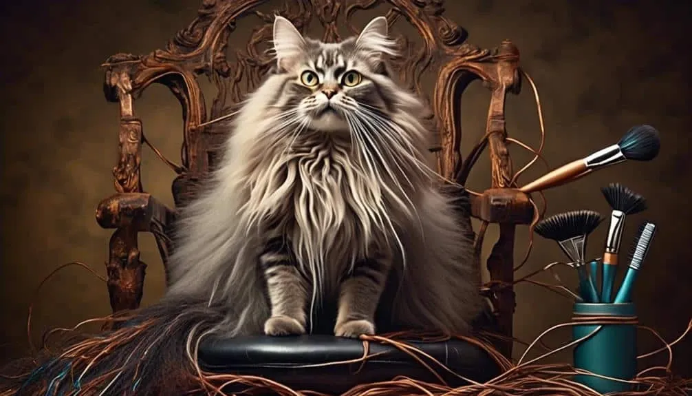 cats and their hair fascination