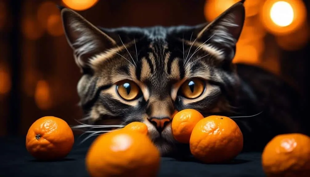 cats avoid mandarin oranges