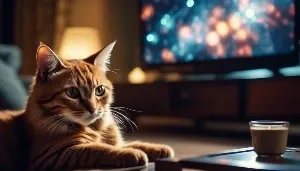 cats battling for attention