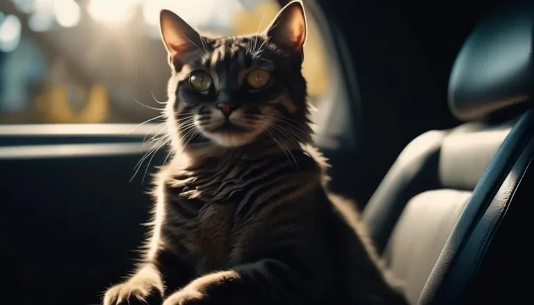 cats car ride anxiety