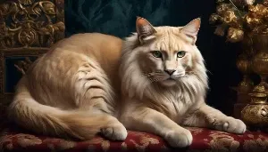 cats curious tucked paw