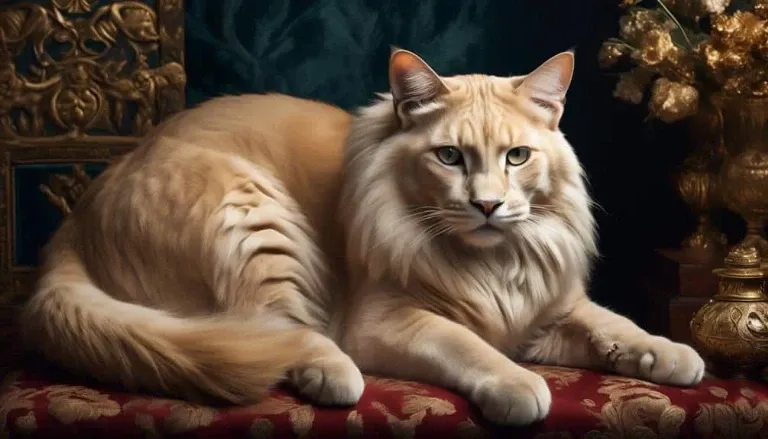 cats curious tucked paw