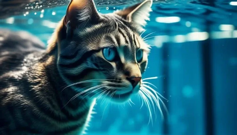 cats excel at swimming
