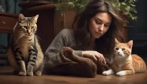 cats express affection through feet