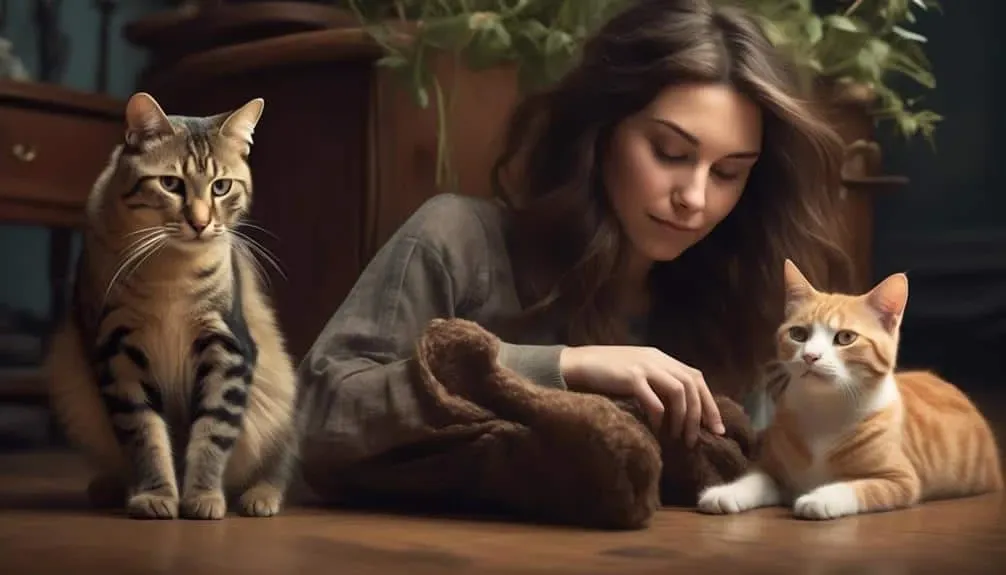 cats express affection through feet