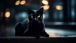 cats fascination with darkness