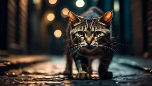 cats hunting rats dangerously