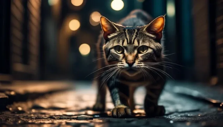 cats hunting rats dangerously