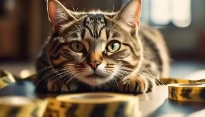 cats love eating tape