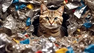 cats love for crinkly