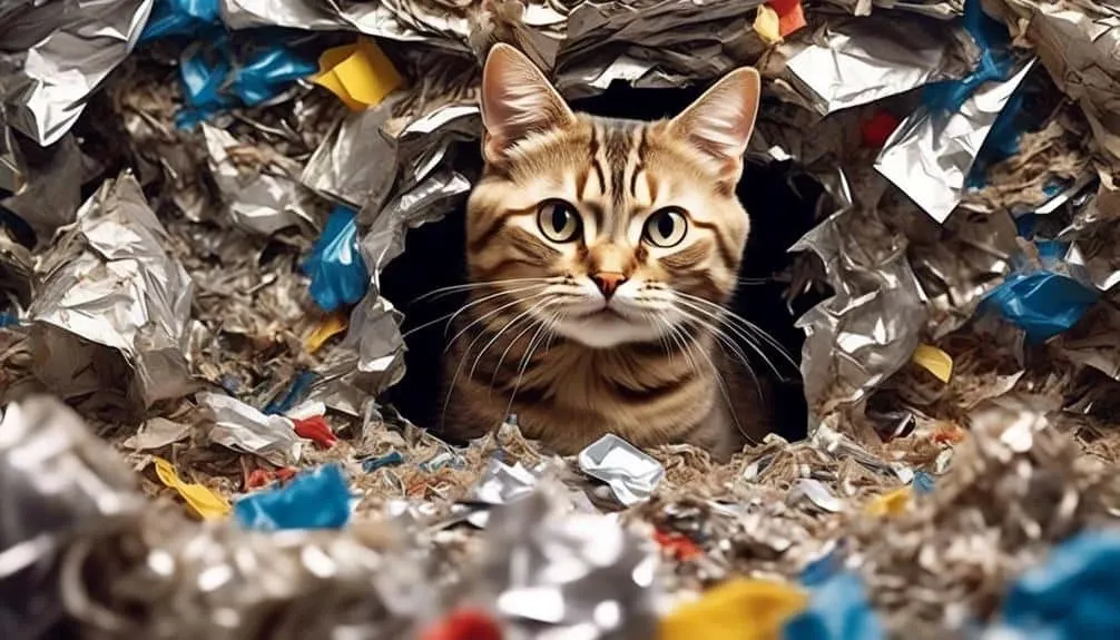 cats love for crinkly