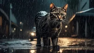 cats love for dirty water