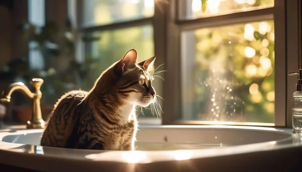 cats love for running water