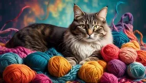 cats obsession with blankets