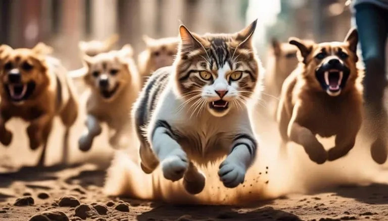 cats outrun dogs in speed