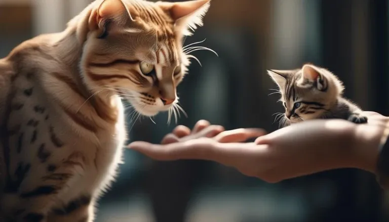 cats resistance to paw handling