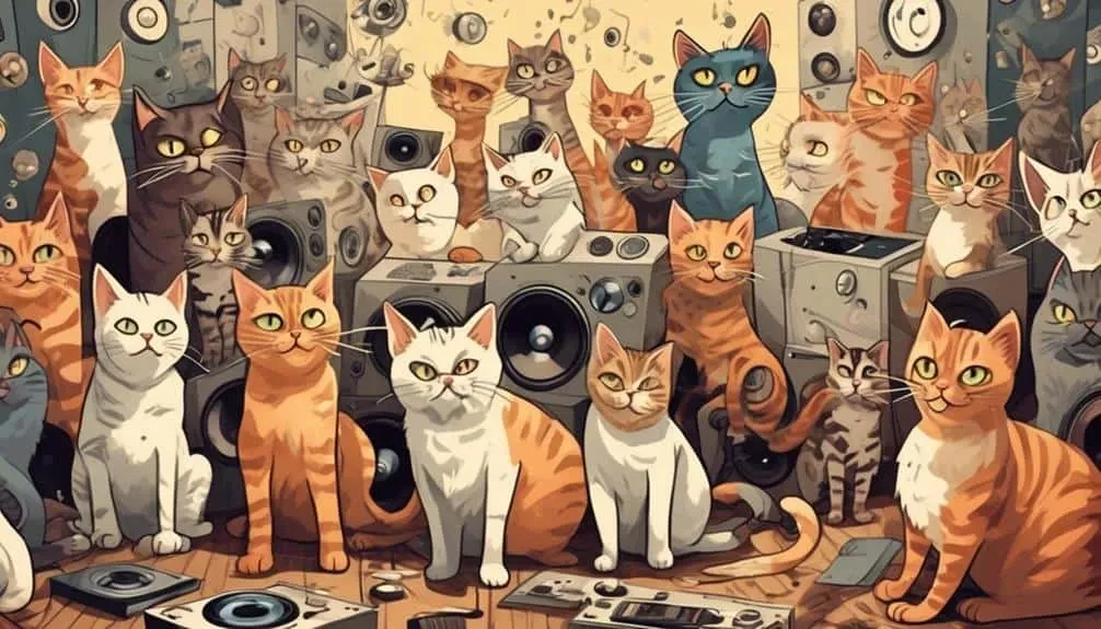 cats scared of singing