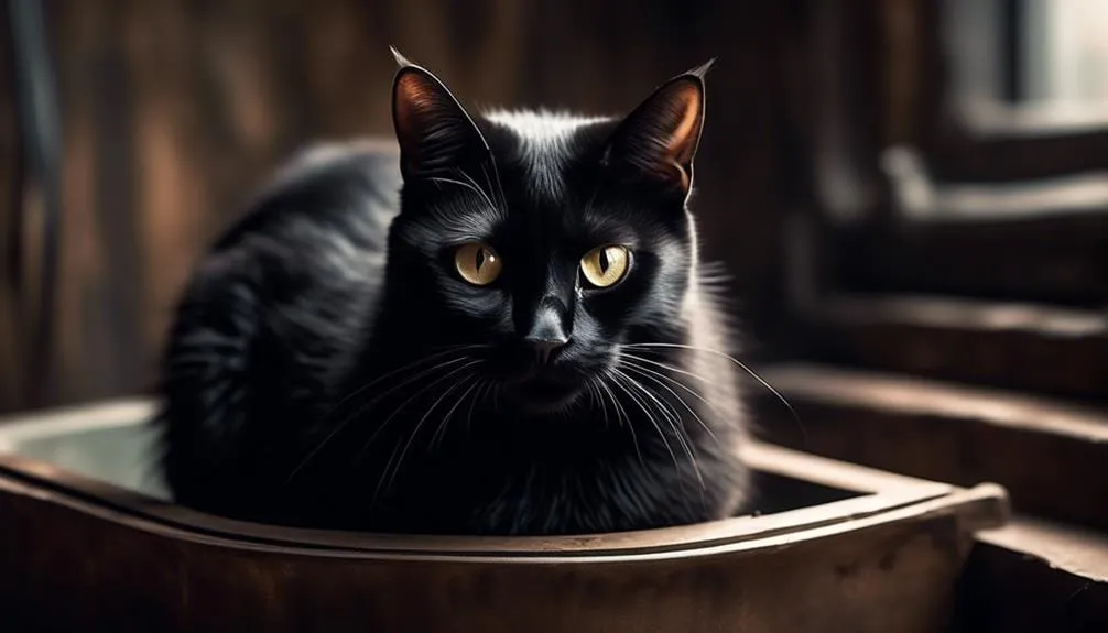 cats scratch litter box