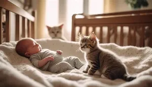 cats sensing human babies