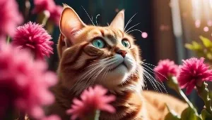 celosia and cats reactions