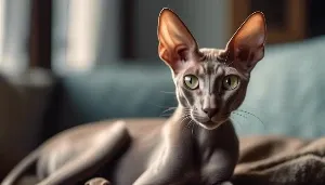 charming oriental shorthair cats