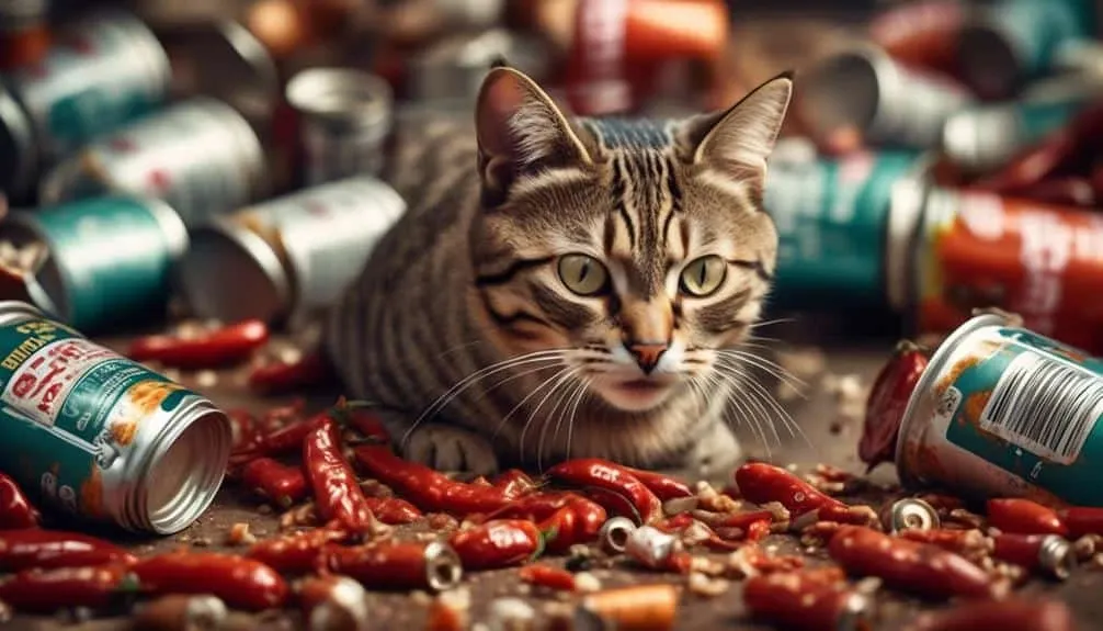 chili beans harmful to cats