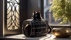 curiosity and comfort in cat carriers