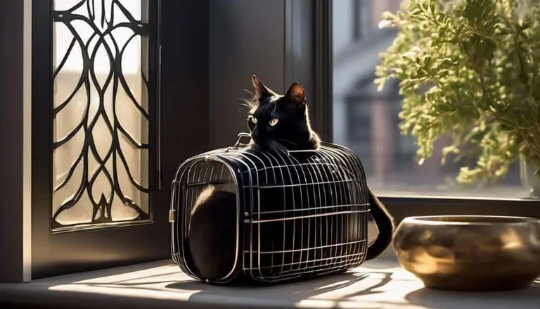 curiosity and comfort in cat carriers