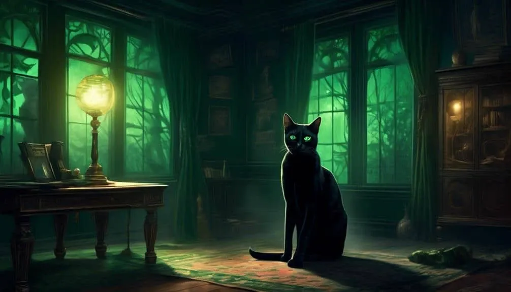 curious cat observing intently